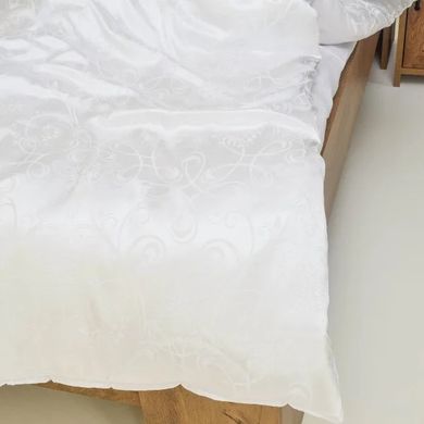 Фото Комплект постельного белья Viluta Tiare Сатин Жаккард № 1908 Белый