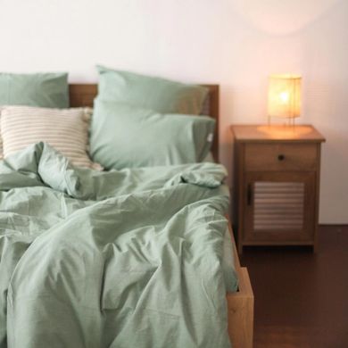 Фото Комплект постельного белья Viluta Вареный Хлопок Tiare Wash №40 Зеленый