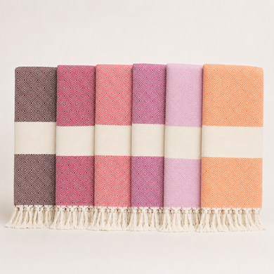 Фото Рушник пляжний Пештемаль 100% Бавовна Nomad Lilac Turkey Zeron SULTAN Turkish Towel