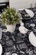 Фото №7 з 8 товару Прямокутна бавовняна скатертина Breakfast Black 039621 039623 039619 039661 039617