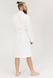 Фото №1 из 11 товара Махровый халат-кимоно Lotus Bold Унисекс 100% Хлопок White Белый