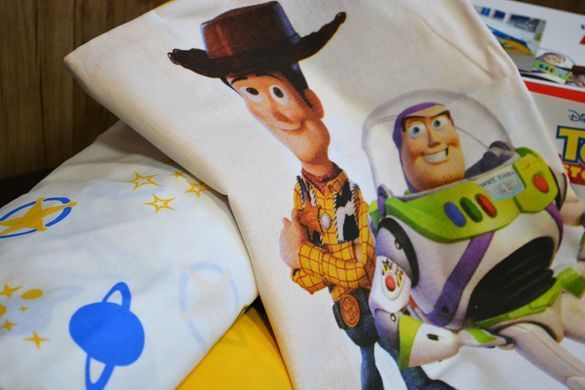 Фото Комплект постільної білизни TAC Disney DH Toy Story 4 100% Бавовна Історія Іграшок 4 31330-1