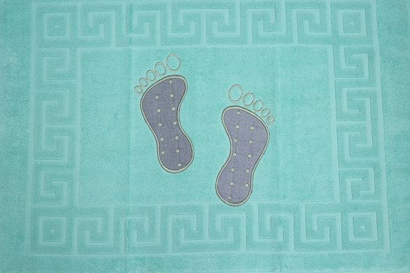 Фото Рушник-килимок для ніг махровий 100% Бавовна 650 г Аква Ніжки