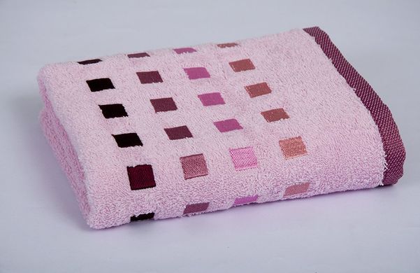 Фото Махровое полотенце Maisonette 100% Хлопок 450г Petek Розовое