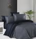 Фото №2 з 7 товару Сатинова постільна білизна First Choice Deluxe Satin Dark Serenity Dark Grey-Navy Blue 31453