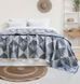 Фото №1 из 2 товара Покрывало Муслиновое Saheser Model Dolce 100% Хлопок Синее