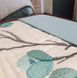 Фото №3 из 4 товара Комплект постельного белья с вышивкой Сатин Delux Zeron Бирюзовые Цветы