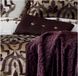 Фото №4 з 5 товару Постільна білизна + Покривало + Плед Karaca Home Morocco purple-Gold Золотистий