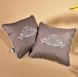 Фото №4 из 7 товара Декоративная подушка с вышивкой Ideia Modern Шоколад