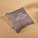 Фото №2 из 7 товара Декоративная подушка с вышивкой Ideia Modern Шоколад