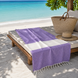 Фото №1 из 3 товара Полотенце пляжное Пештемаль 100% Хлопок Nomad Lilac Turkey