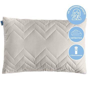 Фото Класична подушка на блискавці Ideia Nordic Comfort Plus Сіра 8-34694*002 8-34695*002