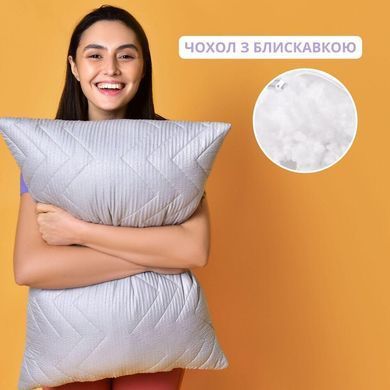 Фото Классическая подушка на молнии Ideia Nordic Comfort Plus Серая