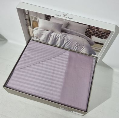 Фото Комплект постельного белья Sateen Stripe Gold Soft Life Lilac Лиловый