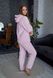 Фото №2 з 7 товару Домашній костюм-піжама Ведмедик Welsoft Рожевий 9014