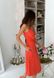 Фото №4 з 5 товару Жіноча бавовняна сукня на запах Прованс Корал