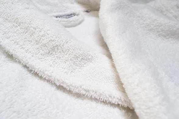 Фото Махровий шалевий халат Унісекс Lotus готельний 100% Бавовна Білий