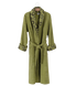Фото №1 из 3 товара Махровый халат с капюшоном Shamrock 100% Хлопок Arion Зеленый