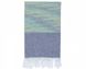 Фото №2 из 5 товара Полотенце пляжное Пештемаль Barine Pestemal Marble Green-Indigo Синее