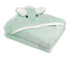 Фото №4 из 8 товара Детское плюшевое полотенце с углом Home Brand Светло-зеленый