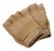 Фото №2 з 11 товару Тактичні рукавиці короткопалі UAD Prometey Койот відкриті без пальців байкерські