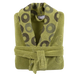 Фото №2 из 3 товара Махровый халат с капюшоном Shamrock 100% Хлопок Arion Зеленый