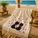 Фото №1 з 3 товару Пляжний мусліновий пештемаль 100% Бавовна Aurelia Muslin Love Cats