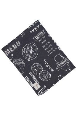 Фото Прямоугольная хлопковая скатерть Breakfast Black