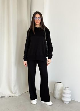 Фото Жіночий трикотажний в'язаний джемпер Katrin Чорний 033032 033033 033271