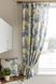 Фото №2 з 6 товару Комплект бавовняних штор для кухні Прованс Блакитні Квіти
