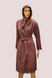 Фото №1 из 5 товара Махровый халат-кимоно Sikel 100% Хлопок Bordo Бордовый