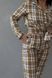 Фото №4 з 9 товару Жіночий домашній костюм-піжама 100% Бавовна Штани + Сорочка Гірчична 030-14-11 Жовтий