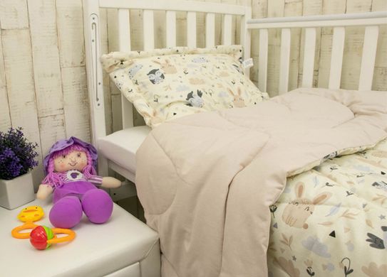 Фото Детская подушка средней жесткости Сонька Руно Силикон в Хлопке