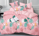 Фото №1 из 3 товара Комплект постельного белья ТМ TAG Сатин Pink Forest Розовый Лес