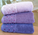 Фото №3 з 4 товару Набір з 3-х махрових рушників 100% Бавовна 690 г Microcotton Murdum Microcotton YOL Noktali 20059 20064