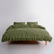 Фото №4 з 5 товару Комплект постільної білизни Limasso Stonewashed Варена Бавовна Sicilia Capulet Olive хм41622