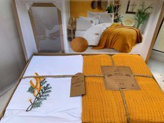 Фото Комплект постельного белья с покрывалом Limasso Вареный Хлопок Nakisli Sari