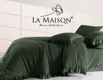 Фото Комплект постільної білизни La Maison Stonewashed Weens Forest Варена Бавовна 41156