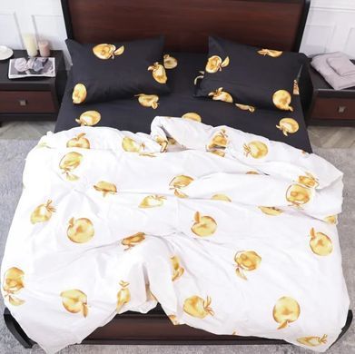 Фото Комплект постільної білизни Сатин 100 % Бавовна Golden Apples