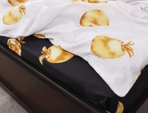 Фото Комплект постільної білизни Сатин 100 % Бавовна Golden Apples