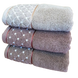 Фото №3 из 4 товара Набор из 3-х махровых полотенец 100% Хлопок 690 г Microcotton Chocolate