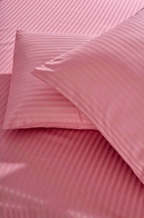Фото Набор Простынь и наволочки Massimo Monelli Saten Stripe Розовый