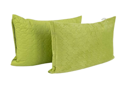 Фото Велюровый чехол на подушку Руно Velour Green banana