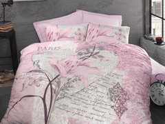 Фото Комплект постельного белья Послание Розовое Selena Бязь Люкс 100233