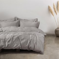 Фото Комплект постельного белья Сатин Premium Lotus Dakota Серо-бежевый