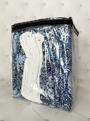 Фото Теплое постельное белье Фланель 100% Xлопок Cotton Collection Sapphire Paisley
