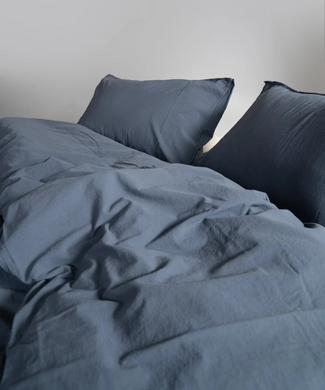 Фото Комплект постельного белья Limasso Stonewashed Вареный Хлопок Ранфорс Natural Grey