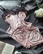 Фото №7 из 11 товара Женская пижама велюровая с кружевом Шорты + Майка Розовая