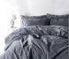 Фото №7 из 9 товара Комплект постельного белья Limasso Stonewashed Вареный Хлопок Ранфорс Natural Grey