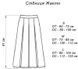 Фото №4 з 4 товару В'язана спідниця плісе міді Жаклін Капучино 027909 027970 027910